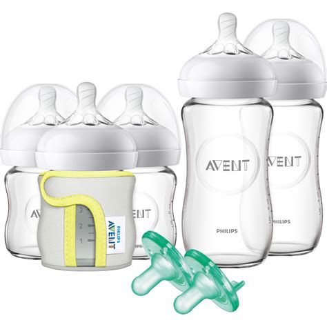 Philips Avent Natural Glass Baby Bottle Gift Set .
